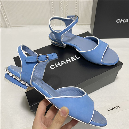 Ch**el Flat Dupes sandals womens