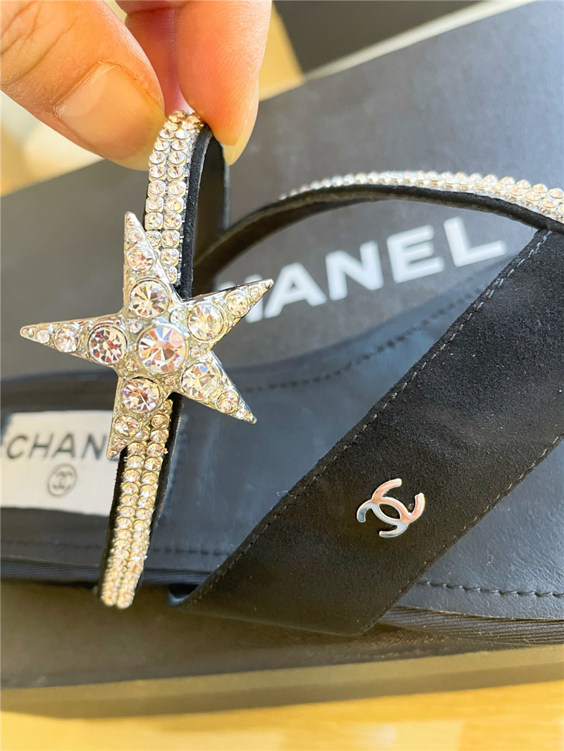 Ch**el Flat Dupes slippers