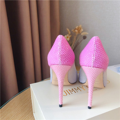 J1m*y Ch00 pearl high heels sandals
