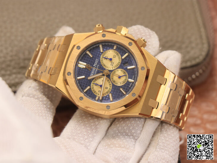 Replica Audemars P1g*et Royal Oak Chronograph 26331BA.OO.1220BA.01 1:1 Best Edition OM Factory Yellow Gold