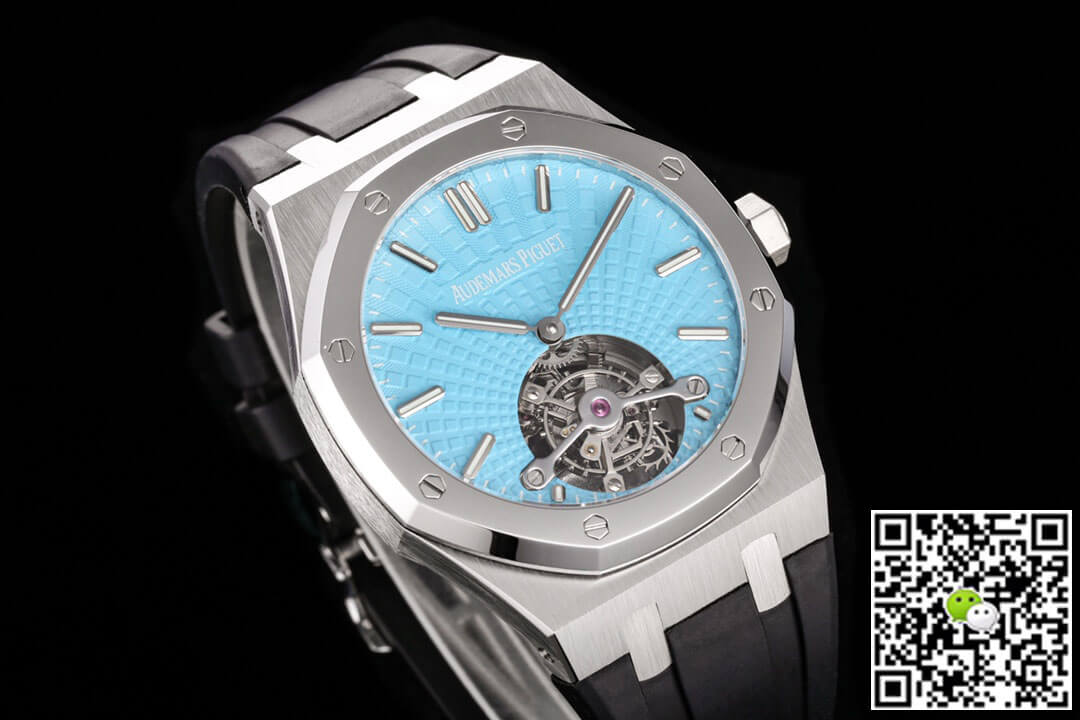 Replica Audemars P1g*et Royal Oak Tourbillon 26530PT.OO.1220PT.01 1:1 Best Edition R8 Factory Rubber Strap
