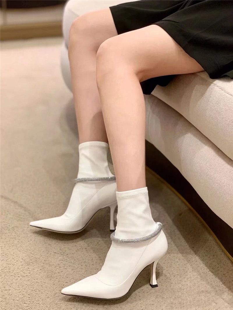 J1m*y Ch00 high heel stretch boots