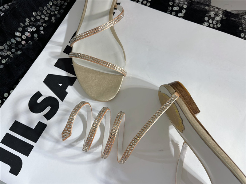 rene caovilla cleo flat sandals