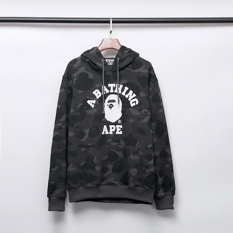 BAPE Color Camo College Pullover Hoodie