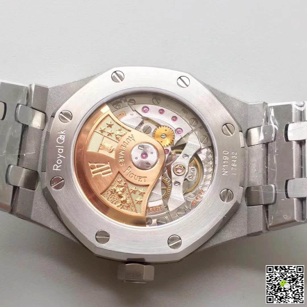 Replica Audemars P1g*et Royal Oak 15400ST.OO.1220ST.01 JF Factory 1:1 Best Edition Swiss ETA3120 Black Dial