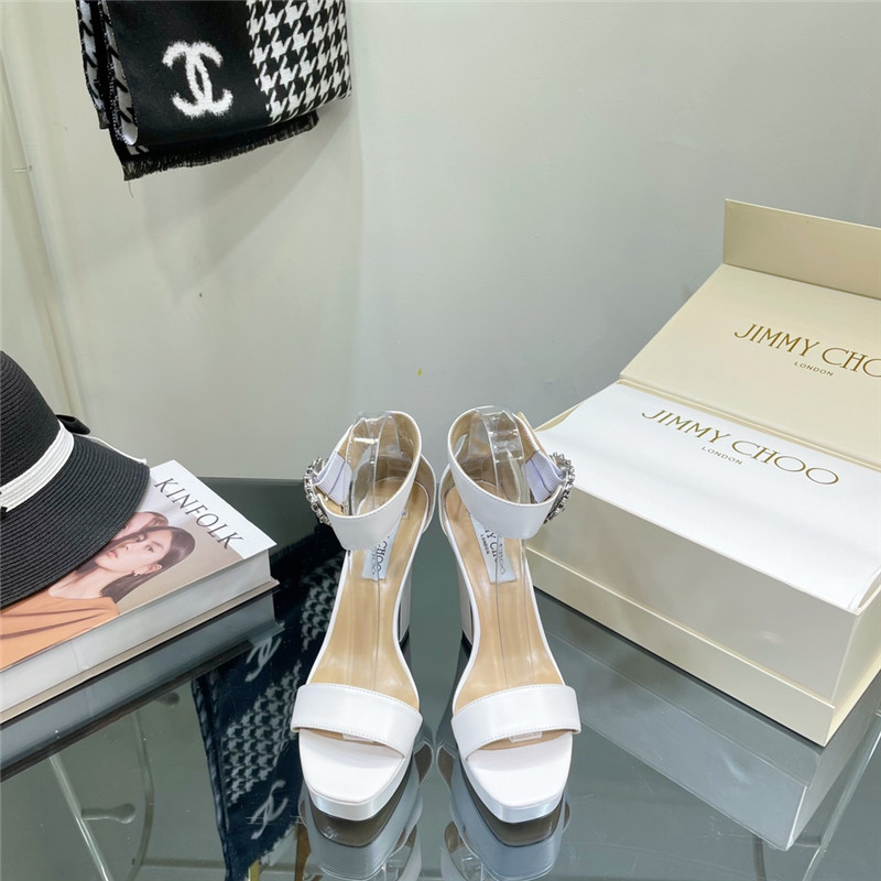 J1m*y Ch00 block heel sandals