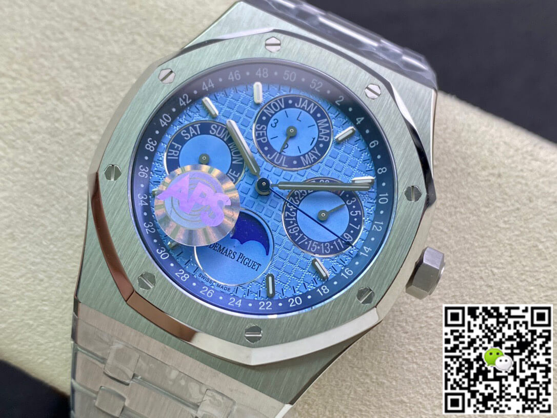 Replica Audemars P1g*et Royal Oak 26574PT.OO.1220PT.01 1:1 Best Edition APS Factory Blue Dial