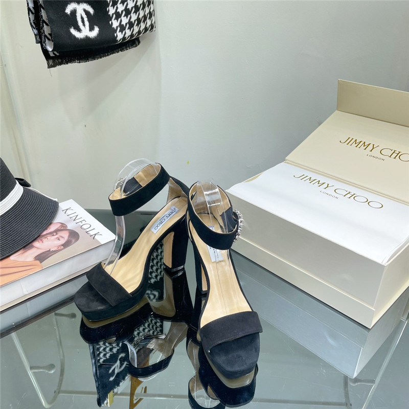 J1m*y Ch00 block heel sandals