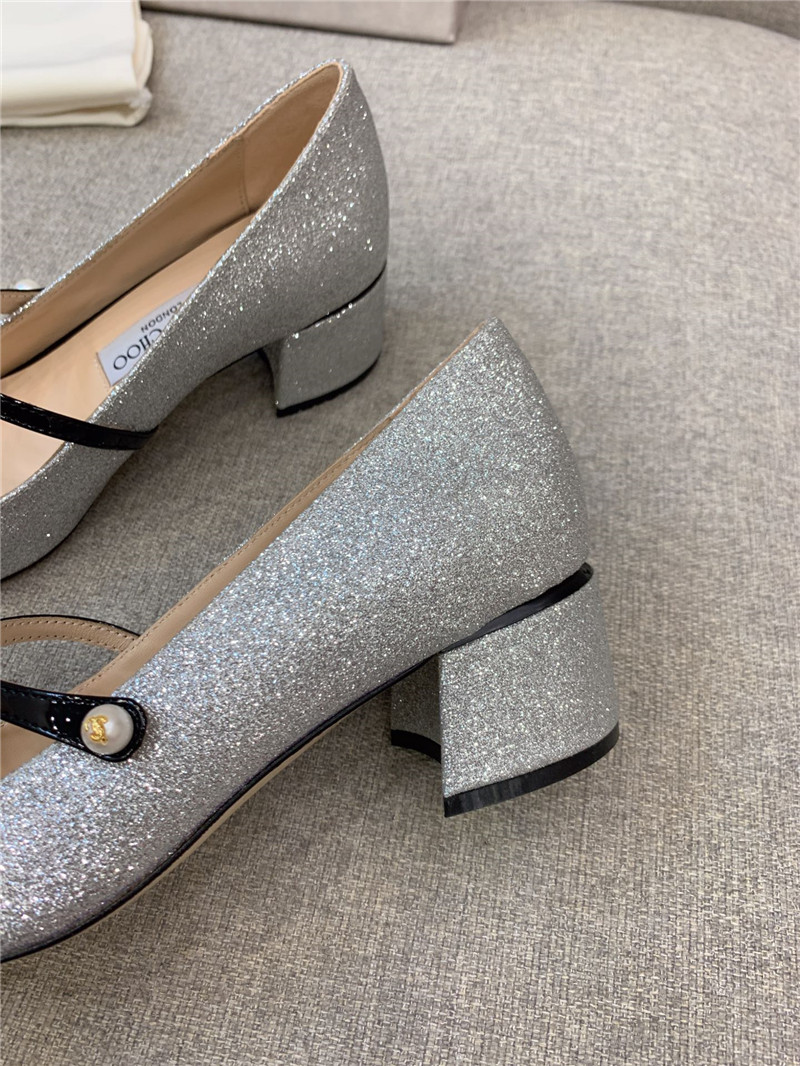 J1m*y Ch00 New Thick Heel Mary Jane Shoes