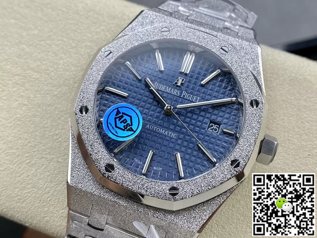 Replica Audemars P1g*et Royal Oak 15410BC.GG.1224BC.01 1:1 Best Edition APS Factory Blue Dial