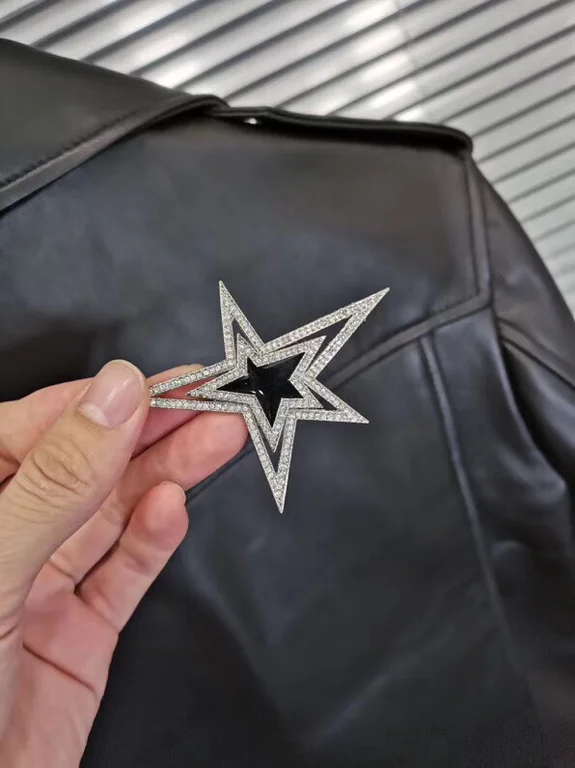 Sa1nt Lau*nt Replica Real Leather Jacket