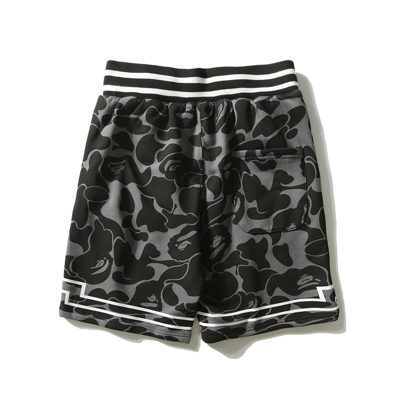 BAPE Shorts Camo Black Pants HDCP8635