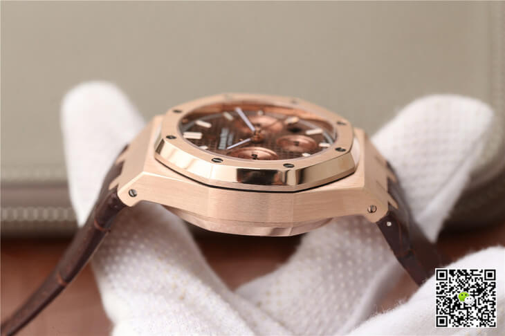 Replica Audemars P1g*et Royal Oak Chronograph 26331OR.OO.D821CR.01 1:1 Best Edition OM Factory Rose Gold