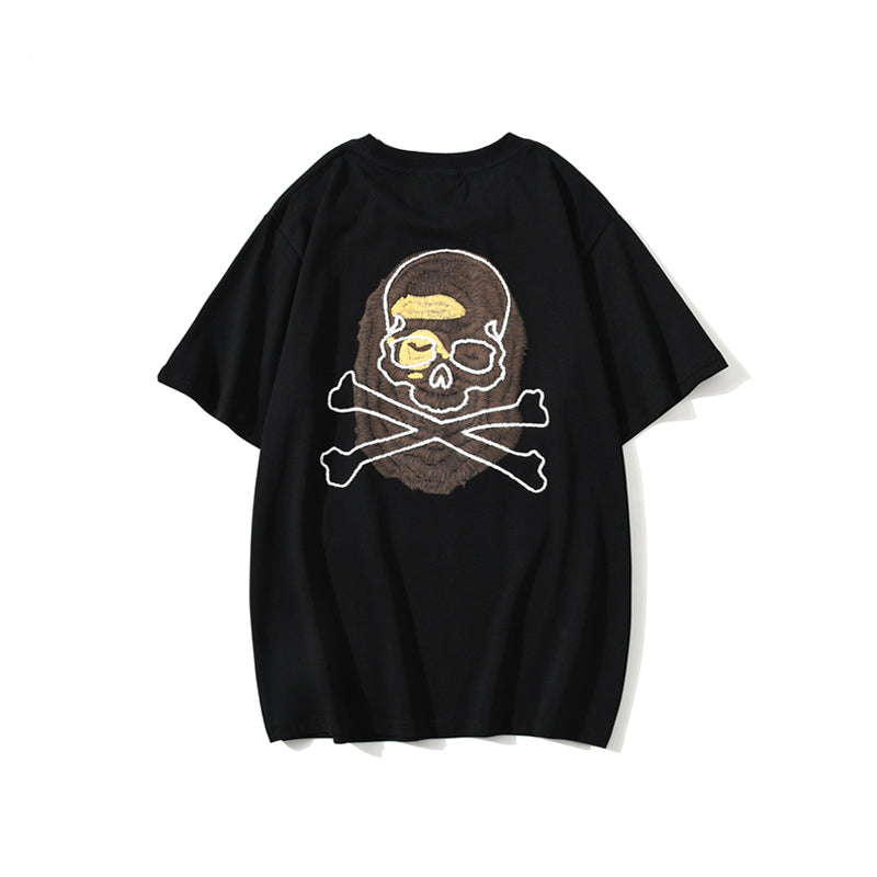 Bape Ape Head Skull Cotton T Shirt 1667