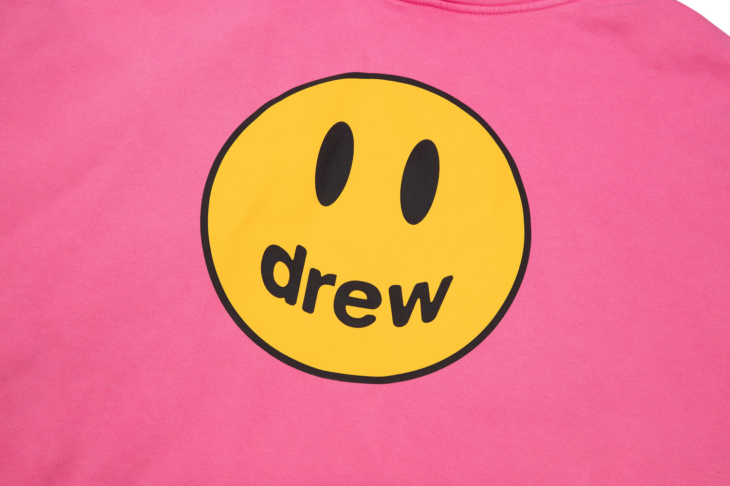 Drew House Hot pink pure cotton skin-friendly boxing hoodie