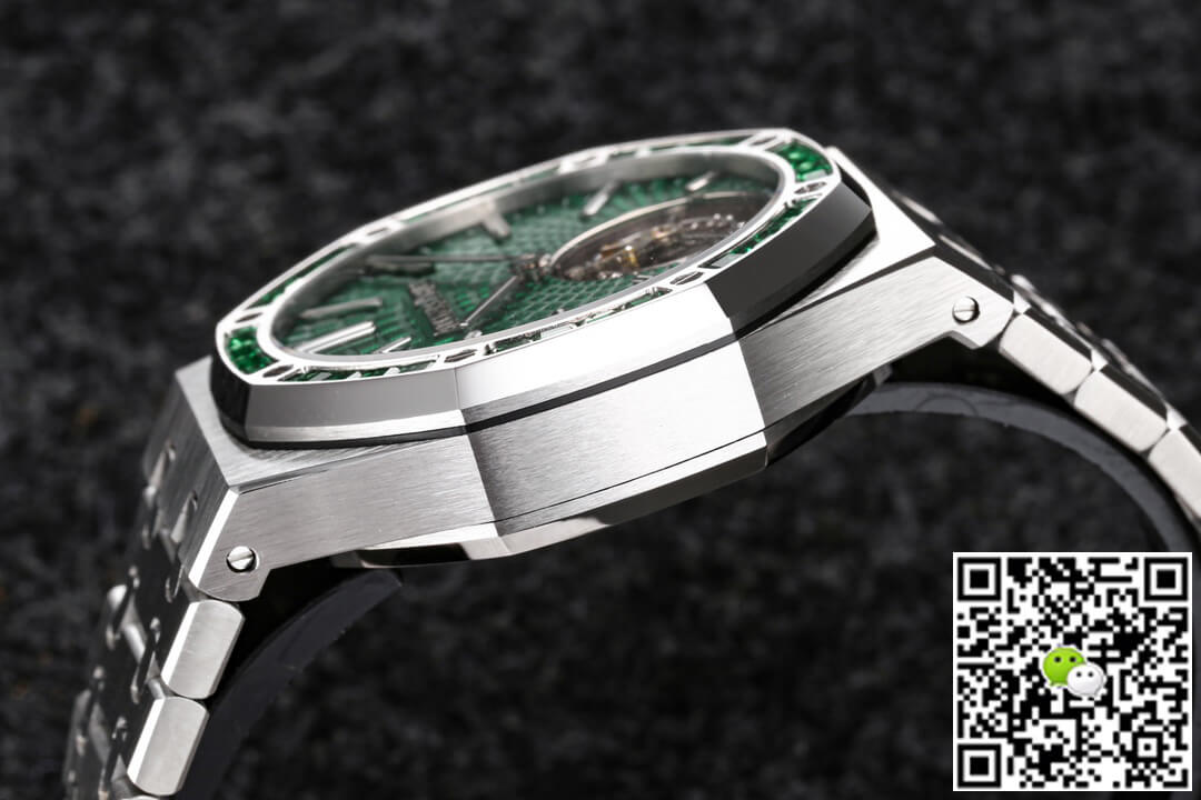 Replica Audemars P1g*et Royal Oak Tourbillon 26532IC.EE.1220TI.01 1:1 Best Edition R8 Factory Green Dial