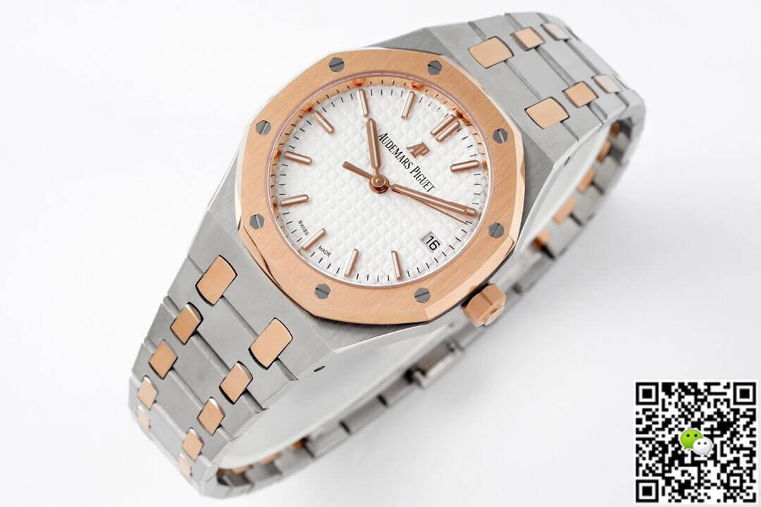 Replica Audemars P1g*et Royal Oak 77350SR.OO.1261SR.01 1:1 Best Edition 8F Factory Silver Dial