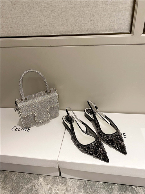 rene caovilla flat sandals