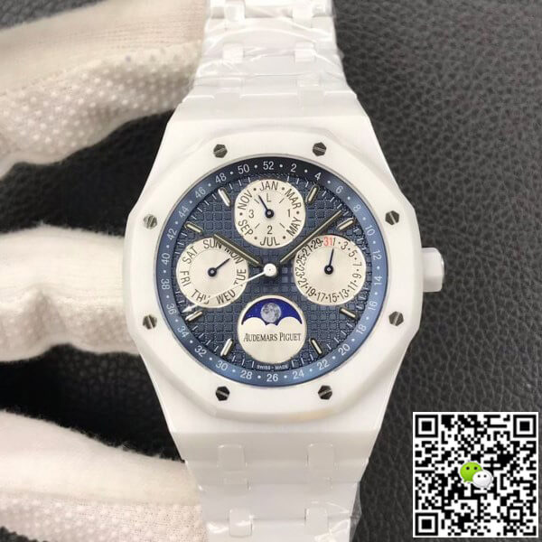 Replica Audemars P1g*et Royal Oak 26579CB.OO.1225CB.01 1:1 Best Edition APS Factory Blue Dial