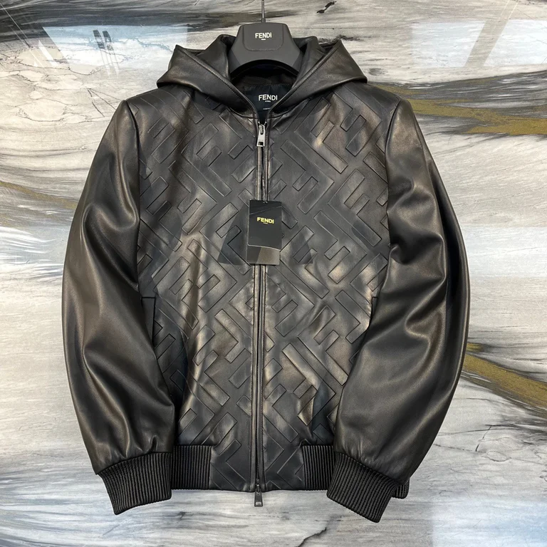 2022ss F**di Real leather Jacket