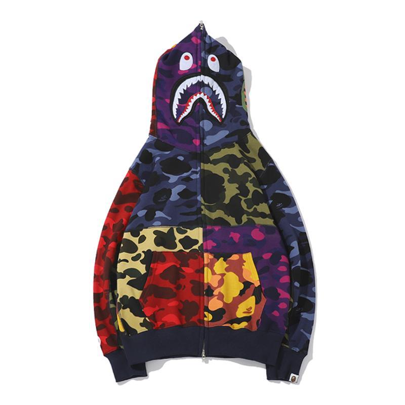 Bape Shark Full Zip Color Hoodie