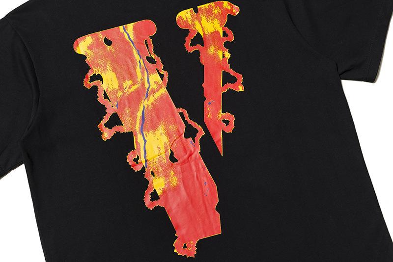 Vlone Flame Skull Tee