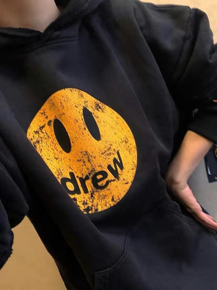 Drew House Black Crack Hoodie