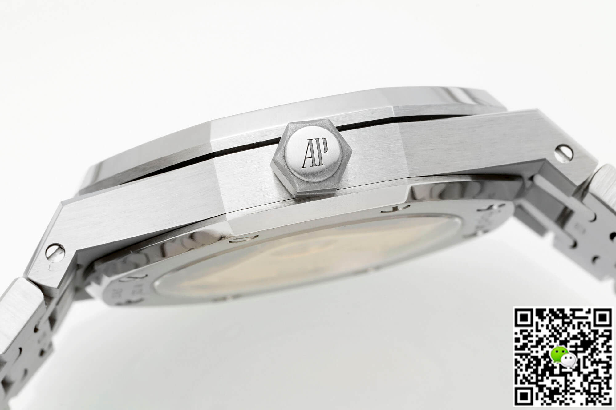 Replica Audemars P1g*et Royal Oak 15450ST.OO.1256ST.02 1:1 Best Edition APS Factory Gray Ruthenium Dial