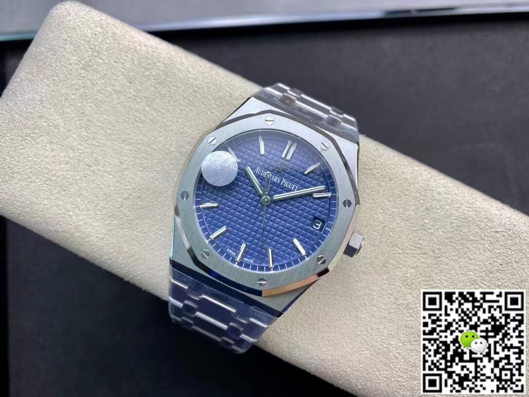 Replica Audemars P1g*et Royal Oak 15500ST.OO.1220ST.01 1:1 Best Edition ZF Factory V2 Version Blue Dial