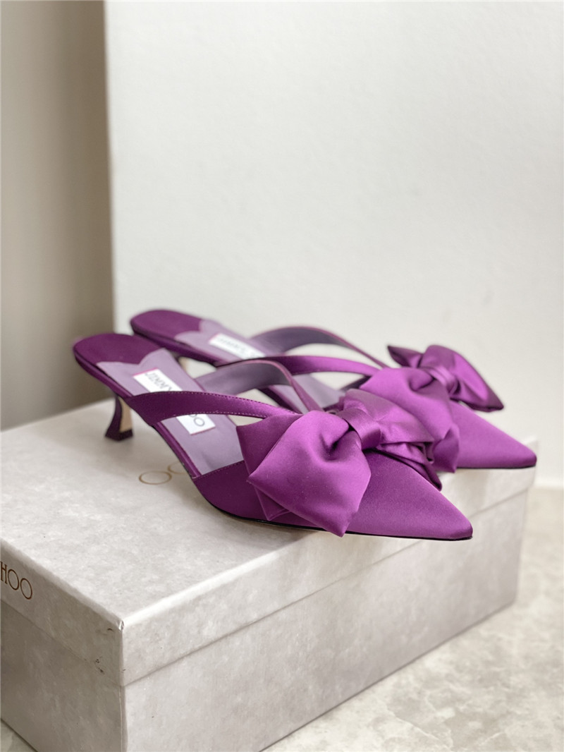 J1m*y Ch00 bow heels dupe bow-embellished sandals