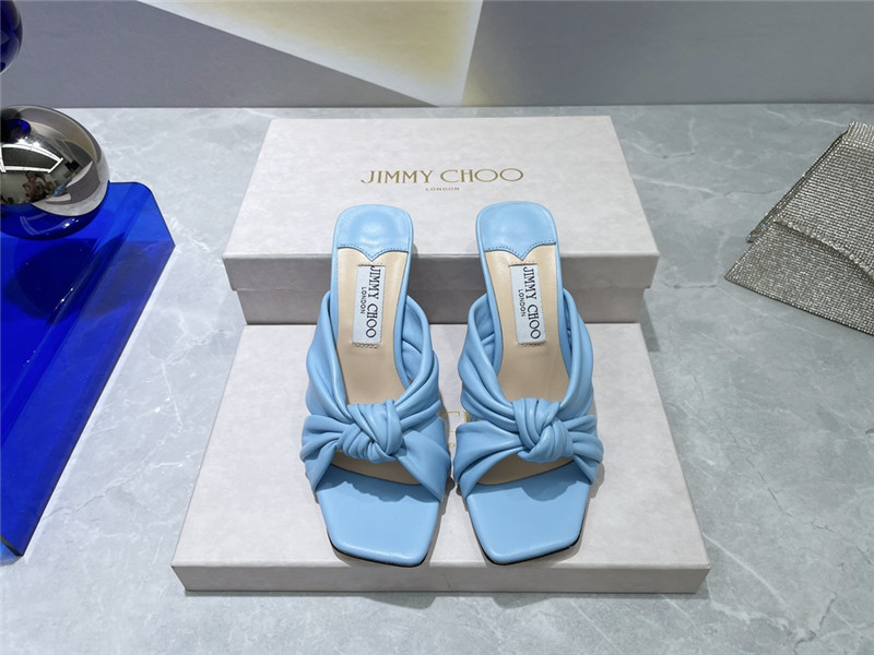 J1m*y Ch00 bow heels dupe square toe bow sandals