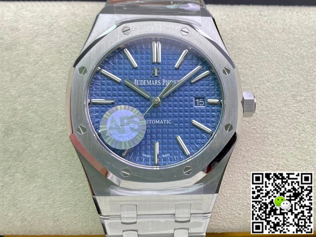 Replica Audemars P1g*et Royal Oak 15400ST.OO.1220ST.03 1:1 Best Edition APS Factory Blue Dial