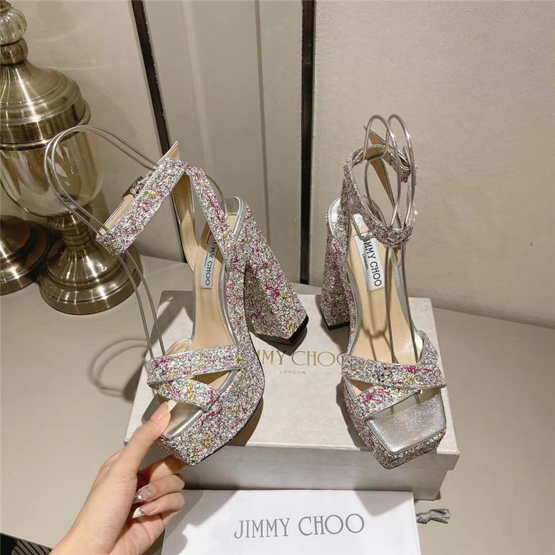 J1m*y Ch00 Fashion Heel Sandals
