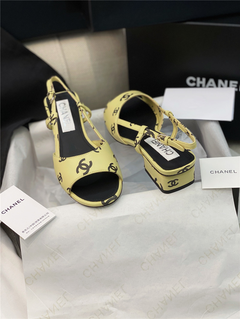 Ch**el flat cutout sandals