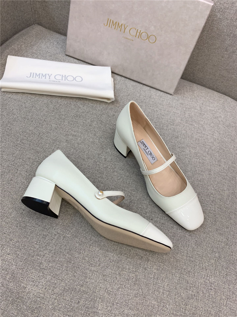 J1m*y Ch00 New Thick Heel Mary Jane Shoes