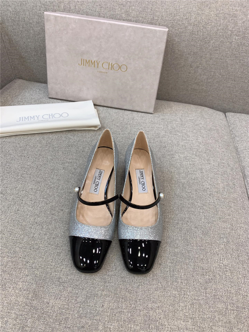 J1m*y Ch00 New Thick Heel Mary Jane Shoes
