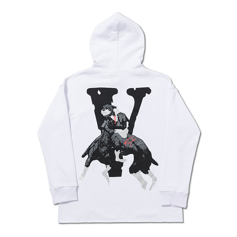 Vlone City Morgue Drip V Hoodie 6666