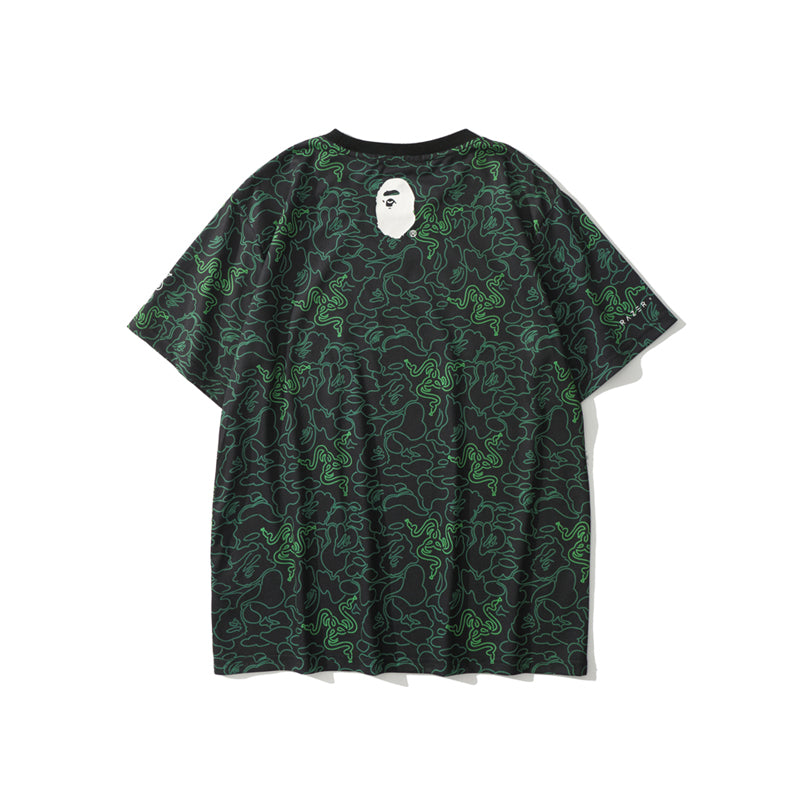 Bape x Razer T Shirt Bape Graffiti Cotton Tee 1709