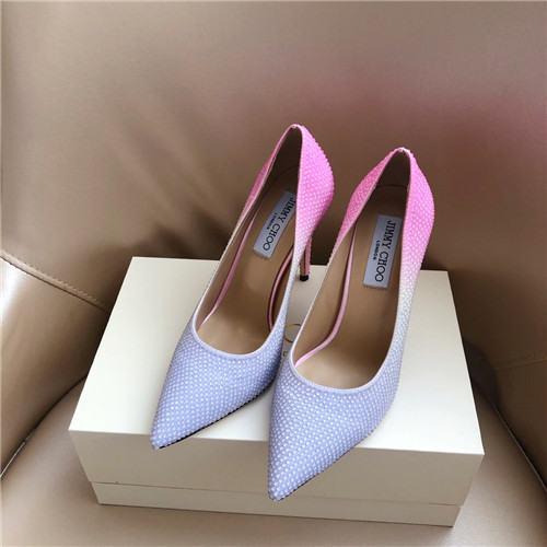 J1m*y Ch00 pearl high heels sandals