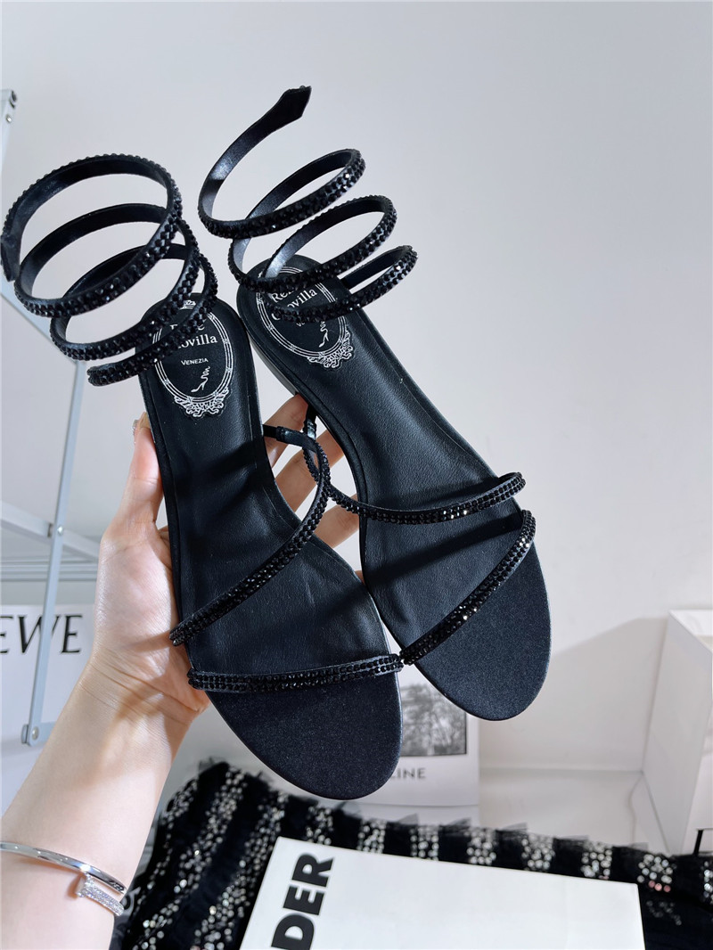 rene caovilla cleo flat sandals