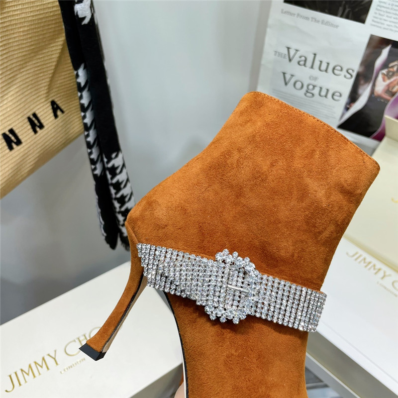 J1m*y Ch00 high heel short boots