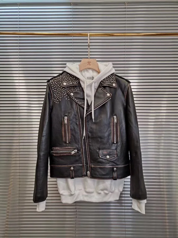 Sa1nt Lau*nt Replica Leather Jacket