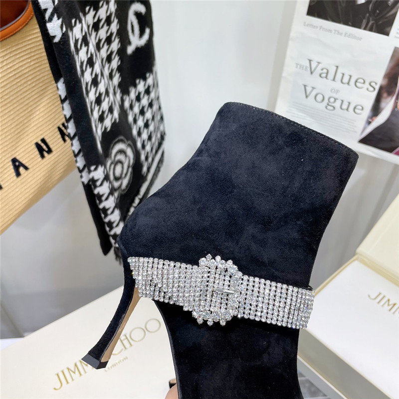 J1m*y Ch00 high heel short boots