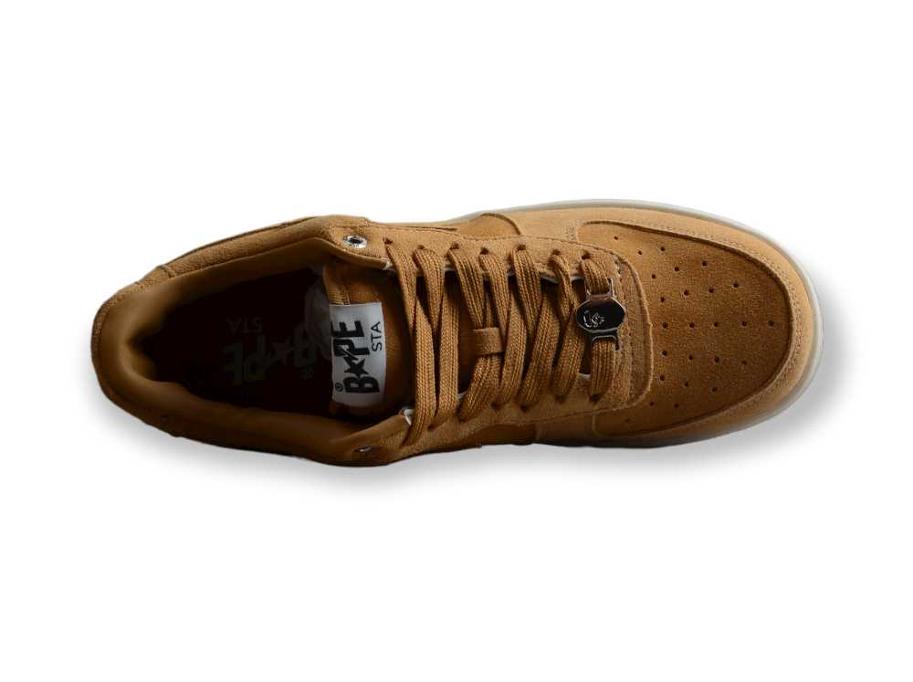 A Bathing Ape Bape Sta Beige Suede
