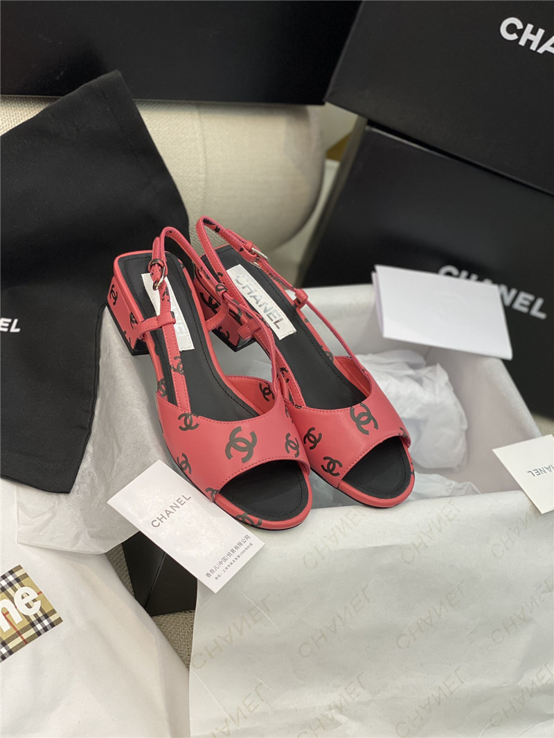 Ch**el flat cutout sandals