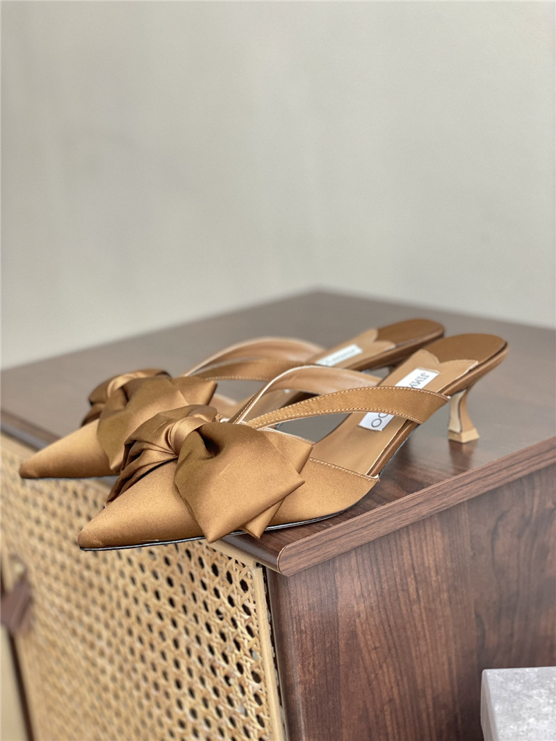 J1m*y Ch00 bow heels dupe bow-embellished sandals