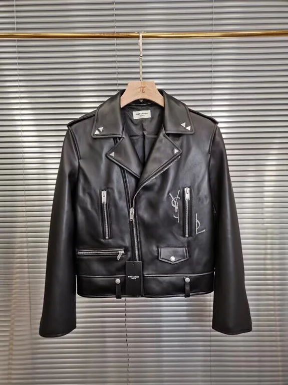 Sa1nt Lau*nt Replica Real Leather Jacket