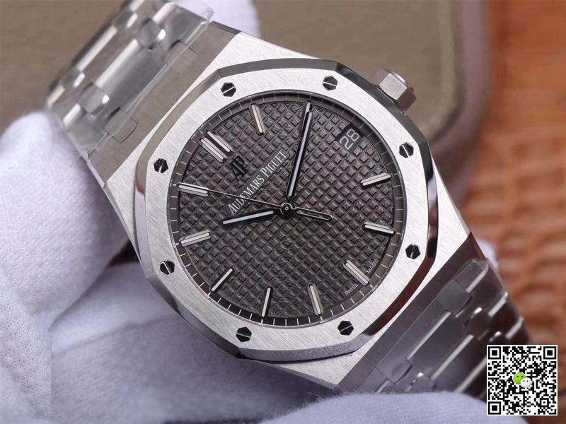 Replica Audemars P1g*et Royal Oak 15500ST.OO.1220ST.02 1:1 Best Edition ZF Factory Gray Dial Swiss ETA4302