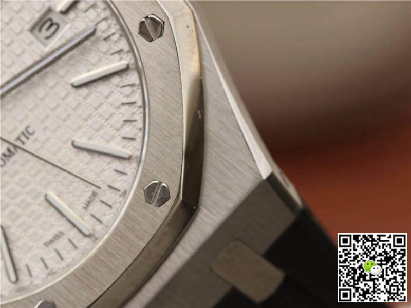 Replica Audemars P1g*et Royal Oak 15400 JF Factory 1:1 Best Edition Swiss ETA3120 White Dial