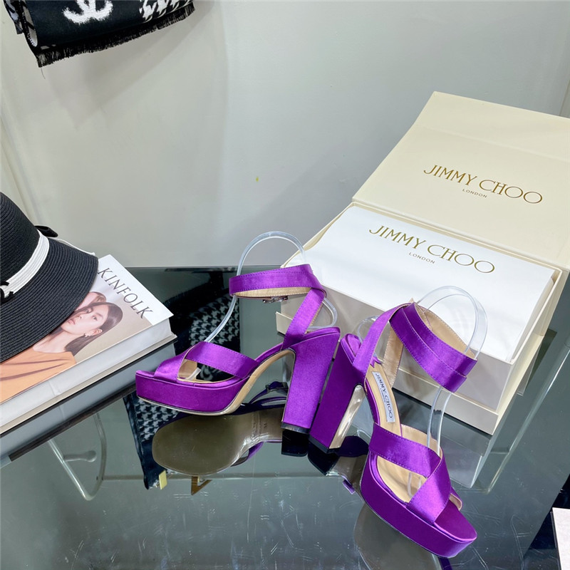 J1m*y Ch00 block heel sandals